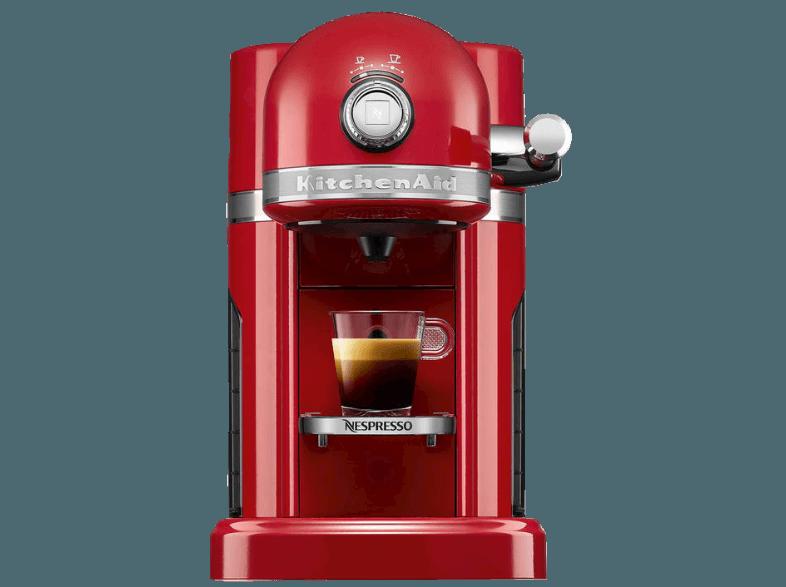 KITCHENAID 5KES0504EER/4 Nespresso Kapselmaschine mit Aeroccino Empire Red