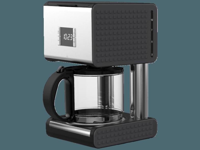 KOENIC KCM 500 Kaffeemaschine Grau (Glas)