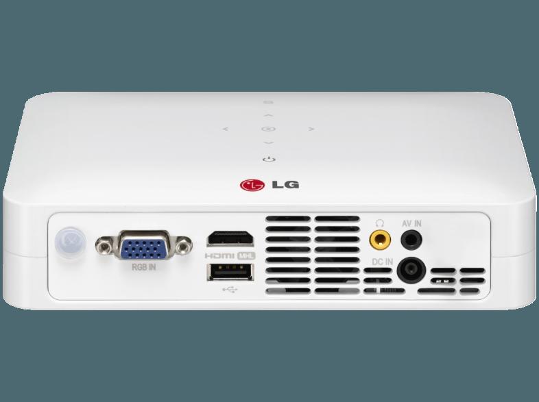LG PW700 Beamer (HD-ready, 700 ANSI Lumen, DLP 0,45“ 12° DMD 1.280x800), LG, PW700, Beamer, HD-ready, 700, ANSI, Lumen, DLP, 0,45“, 12°, DMD, 1.280x800,