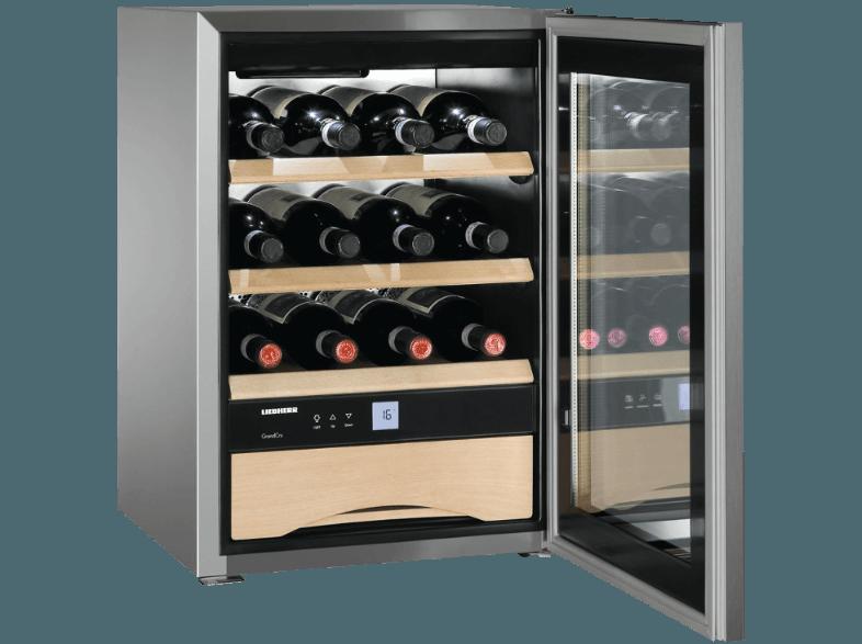 LIEBHERR WKES 653-20 Weinklimaschrank (103 kWh/Jahr, A , 12 Flasche, Edelstahl)