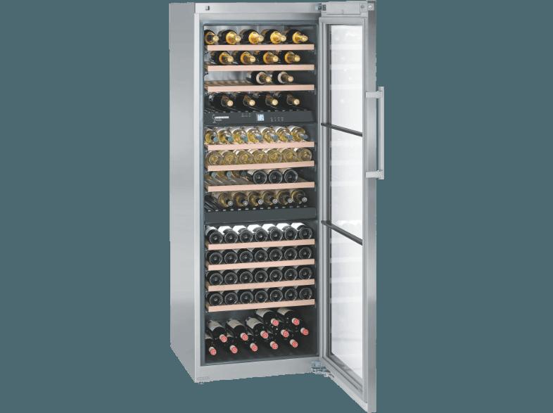 LIEBHERR WTES 5872-20 Weinklimaschrank (245 kWh/Jahr, B, 178 Flaschen, Silber)