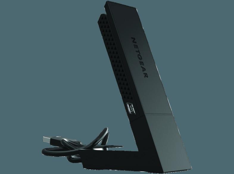 NETGEAR A6210-100PES AC1200-High-Gain-WLAN-USB-Adapter (USB 3.0, Dual-Band) Netzwerkadapter