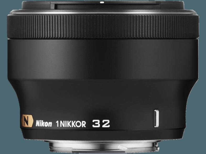 NIKON 1 NIKKOR 32mm 1:1,2 Porträtobjektiv für Nikon 1 (-32 mm, f/1.2), NIKON, 1, NIKKOR, 32mm, 1:1,2, Porträtobjektiv, Nikon, 1, -32, mm, f/1.2,