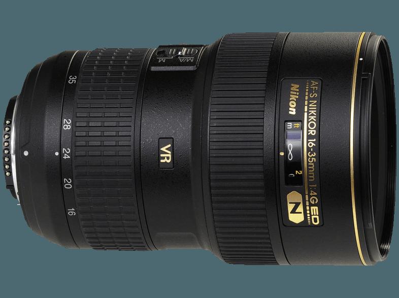 NIKON AF-S 16-35mm 1:4G ED VR Weitwinkel für Nikon F (16 mm- 35 mm, f/4)
