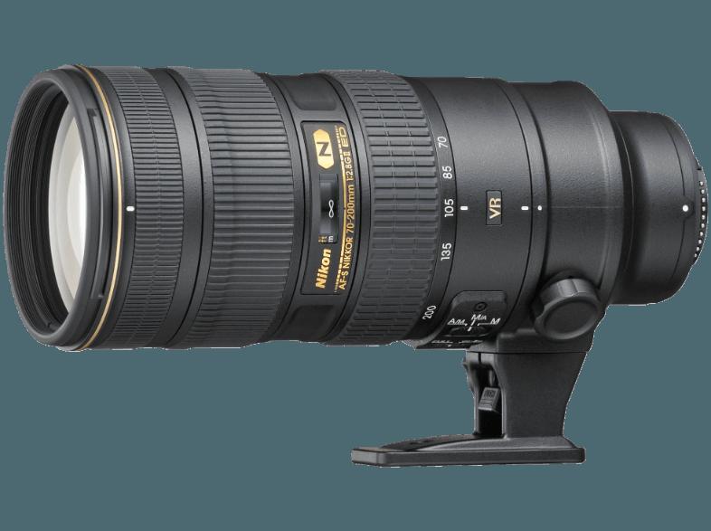 NIKON AF-S NIKKOR 70-200mm 1:4G ED VR Telezoom für Nikon AF (70 mm- 200 mm, f/4)