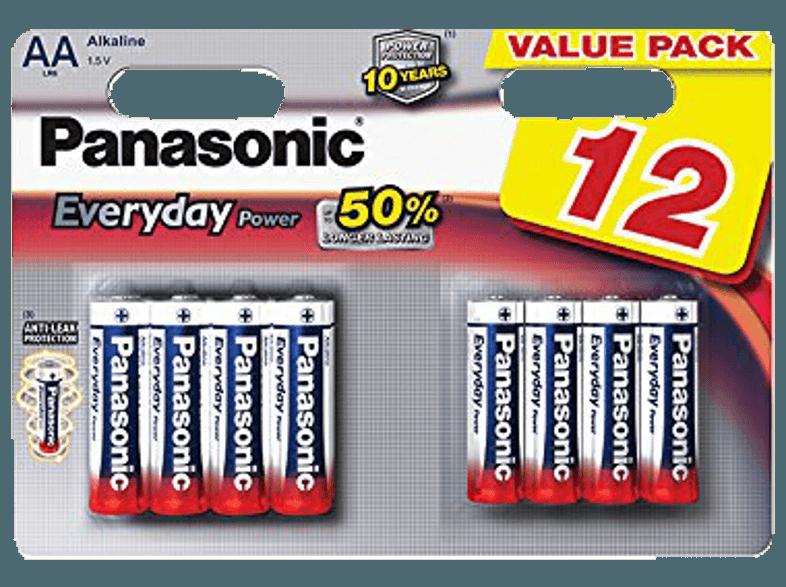 PANASONIC LR6EPS/12BW Batterie AA, PANASONIC, LR6EPS/12BW, Batterie, AA