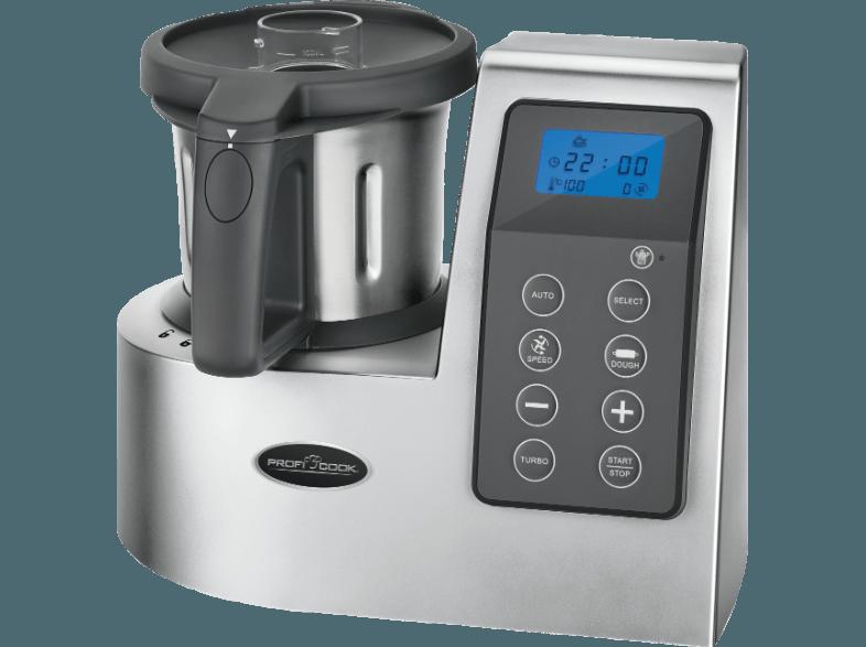 PROFI COOK PC-MKM 1074 Küchenmaschine mit Kochfunktion Silber 600 Watt