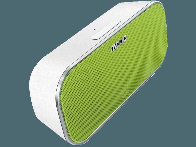 RAPOO A500 BT Portabler NFC Speaker Dockingstation Grün, RAPOO, A500, BT, Portabler, NFC, Speaker, Dockingstation, Grün