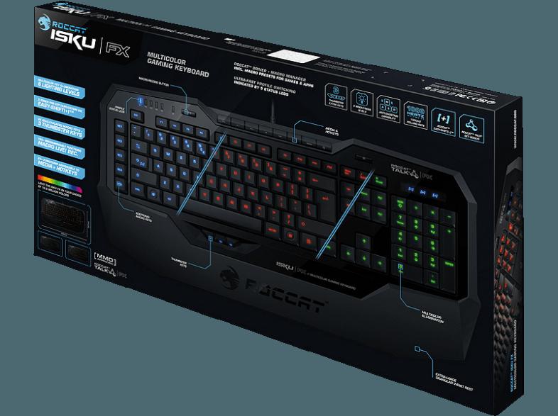 ROCCAT Isku FX Multicolor Gaming Tastatur, ROCCAT, Isku, FX, Multicolor, Gaming, Tastatur