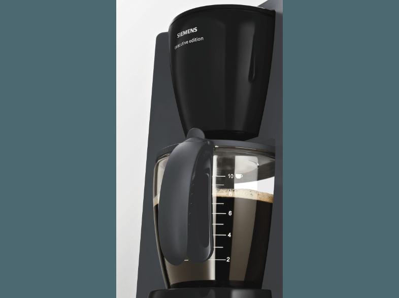 SIEMENS TC 60403 Kaffemaschine Schwarz (Glaskanne)
