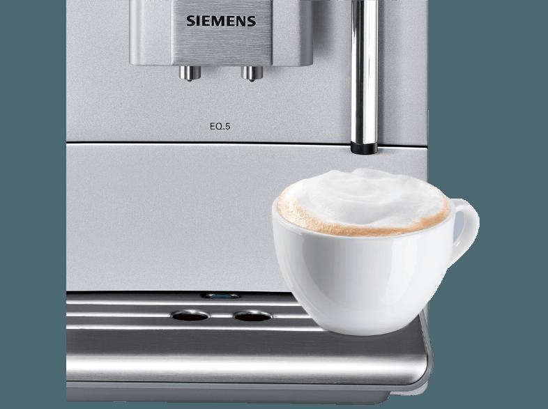 SIEMENS TE 501501 DE Kaffeemaschine (Keramikmahlwerk, 1.7 Liter, Silber/Hellgrau)