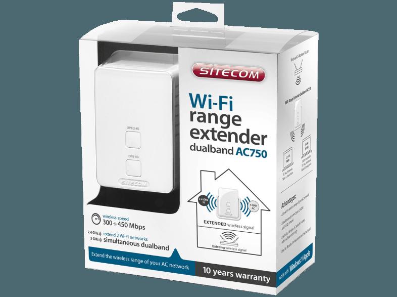 SITECOM WLX 5100 AC750 WLAN-AC-Repeater