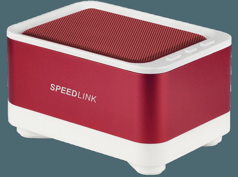SPEEDLINK GEOVIS Bluetooth Lautsprecher Weiß/Rot, SPEEDLINK, GEOVIS, Bluetooth, Lautsprecher, Weiß/Rot