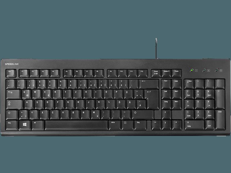 SPEEDLINK SL 6411 BK-01 BEDROCK PC Tastatur