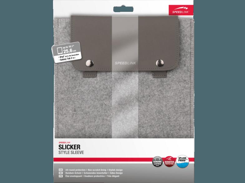 SPEEDLINK SL 7075 GY SLICKER Style Sleeve Sleeve iPad 3, 4, Galaxy Tab 2