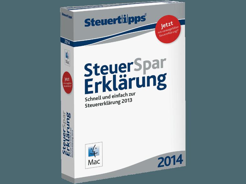Steuer-Spar-Erklärung 2014 Mac-Version, Steuer-Spar-Erklärung, 2014, Mac-Version