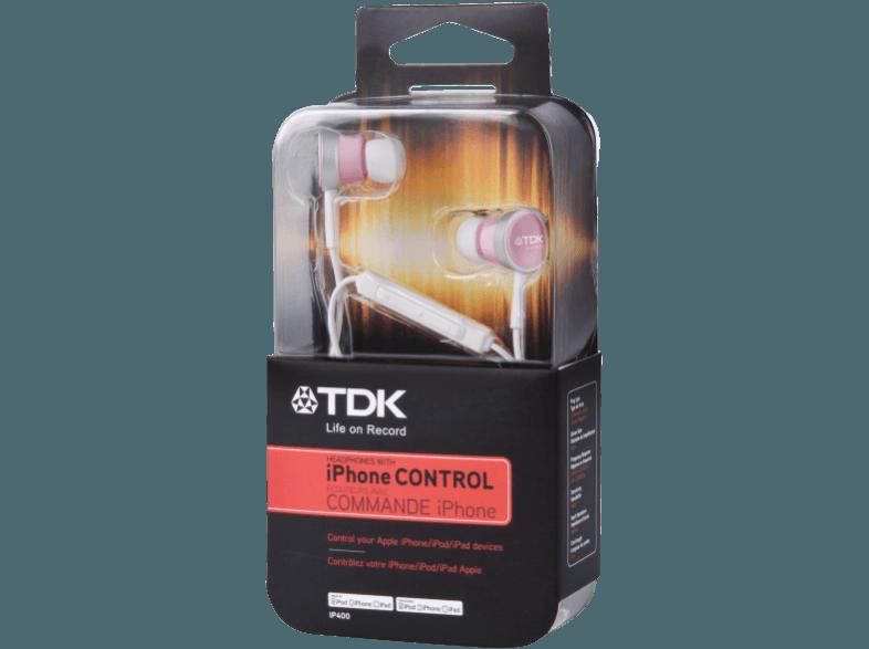 TDK T62039 IP400 Kopfhörer Pink, TDK, T62039, IP400, Kopfhörer, Pink