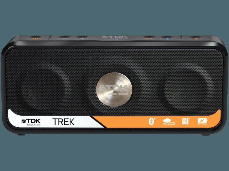 TDK Trek Portable Pocket Speaker Dockingstation Schwarz