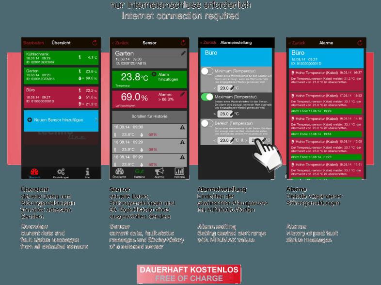 TECHNOLINE MA 10350 Mobile Alerts Thermo-Hygro-Zusatzsender