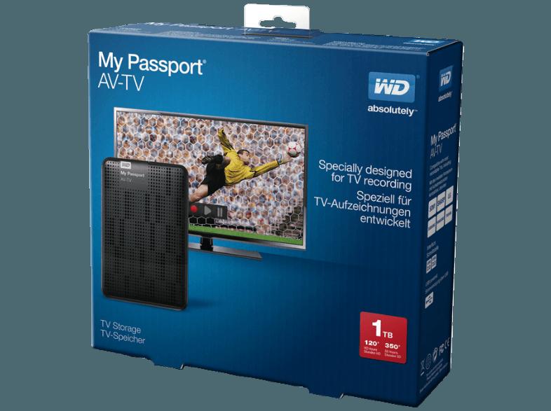 WD My Passport® AV-TV - TV-Speicher 1 TB  Externe Festplatte, WD, My, Passport®, AV-TV, TV-Speicher, 1, TB, Externe, Festplatte