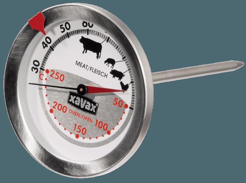 XAVAX 111018 Mechanisches Fleisch- und Ofenthermometer