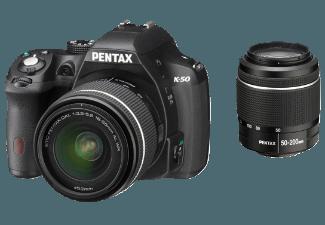 PENTAX K-50    Objektiv 18-55 mm, 50-200 mm f/3.5-5.6, f/4-5.6 (16.3 Megapixel, CMOS), PENTAX, K-50, , Objektiv, 18-55, mm, 50-200, mm, f/3.5-5.6, f/4-5.6, 16.3, Megapixel, CMOS,