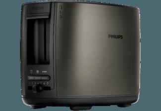PHILIPS HD 2628/80 Toaster Metall/Schwarz (950 Watt, Schlitze: 2)