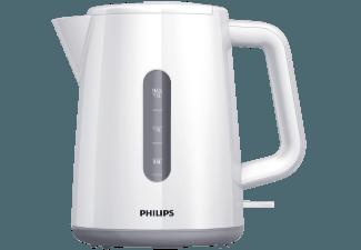 PHILIPS HD 9300/00 Daily Collection Wasserkocher Weiß/Beige (2400 Watt, 1.6 Liter)