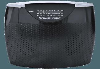 SCHAUB LORENZ RT242  (Analog Tuner, FM, MW, LW, Schwarz/Silber)
