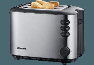 SEVERIN AT2514 Toaster Edelstahl (850 Watt, Schlitze: 2), SEVERIN, AT2514, Toaster, Edelstahl, 850, Watt, Schlitze:, 2,