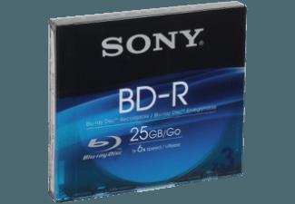 SONY 3BNR25SL BD-R 3er Jewelcase Blu-ray Disc Recordable (BD-R) 3x BD-R Medien, SONY, 3BNR25SL, BD-R, 3er, Jewelcase, Blu-ray, Disc, Recordable, BD-R, 3x, BD-R, Medien