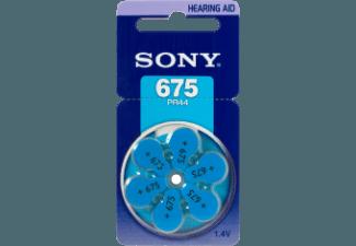 SONY 6er Blister Hörgerätbatterien 4V, 645mAh Hörgerätebatterie PR 675 D6A