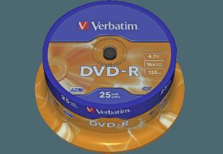 VERBATIM 43522 DVD-R  25 Pack Spindle
