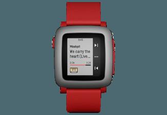 PEBBLE Time Smart Watch Rot (Smartwatch), PEBBLE, Time, Smart, Watch, Rot, Smartwatch,