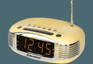 ROADSTAR CLR-1966 Uhrenradio (PLL Digital Tuner, UKW, MW, Cream)