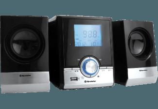 ROADSTAR HIF-3650UMP Kompaktanlage (MP3, CD, CD-R, CD-RW, Schwarz/Silber)