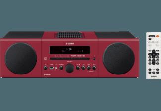 YAMAHA MCR-B043 Kompaktanlage (Radio, CD, USB, Bluetooth, Schwarz/Rot), YAMAHA, MCR-B043, Kompaktanlage, Radio, CD, USB, Bluetooth, Schwarz/Rot,