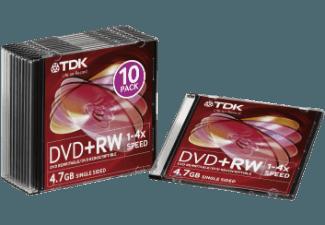 TDK DVD RW 47 SCNEB 10er DVD RW 10x DVD RW Medien, TDK, DVD, RW, 47, SCNEB, 10er, DVD, RW, 10x, DVD, RW, Medien