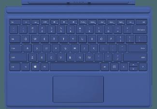 MICROSOFT Surface Pro 4 Type Cover Blau, MICROSOFT, Surface, Pro, 4, Type, Cover, Blau