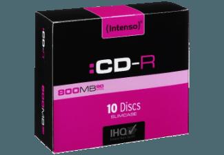 INTENSO 1001632 Multispeed CD-R Rohlinge 10 Stk., INTENSO, 1001632, Multispeed, CD-R, Rohlinge, 10, Stk.