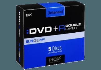 INTENSO 4311245 DVD R Double Layer 5 Stk., INTENSO, 4311245, DVD, R, Double, Layer, 5, Stk.