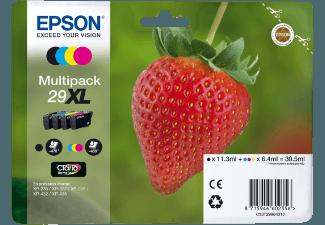 EPSON C13T29964010 Erdbeere Multipack XL  Schwarz/ Cyan/ Magenta/ Gelb