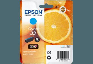 EPSON C13T33424010 Orange Tintenkartusche Cyan