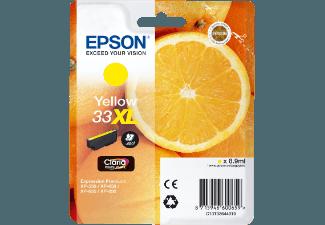 EPSON C13T33644010 Orange XL Tintenkartusche Gelb, EPSON, C13T33644010, Orange, XL, Tintenkartusche, Gelb
