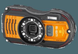RICOH WG-5 GPS  Orange (16 Megapixel, 4x opt. Zoom, 7.6 cm Farbmonitor)
