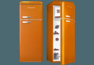 SCHAUB LORENZ SL210O DD Kühlgefrierkombination (142 kWh/Jahr, A  , 1497 mm hoch, Orange)