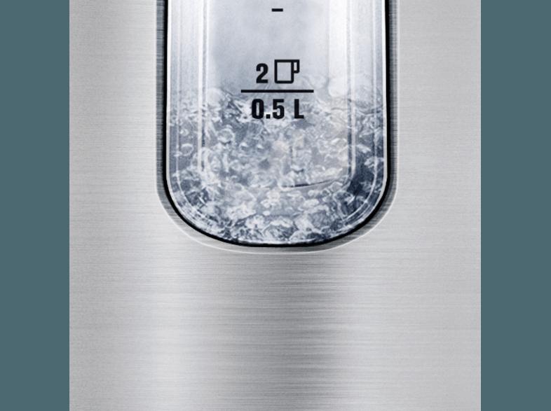 AEG EWA 5205 Wasserkocher Silber/Schwarz (2400 Watt, 1.5 Liter/Jahr)