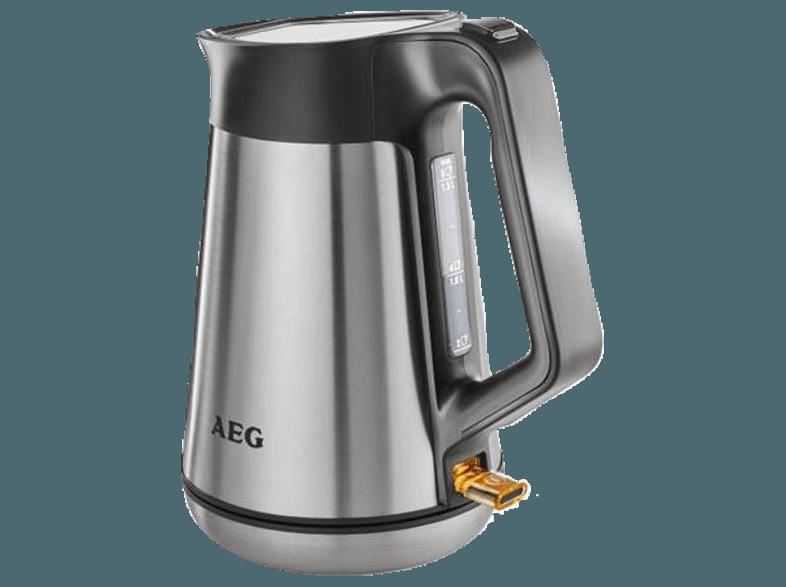 AEG EWA 5300 5Series Wasserkocher Silber/Schwarz (2400 Watt, 1.5 Liter)