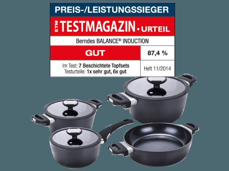 BERNDES 021202 4-tlg. 4-teiliges Topfset (Aluminium), BERNDES, 021202, 4-tlg., 4-teiliges, Topfset, Aluminium,