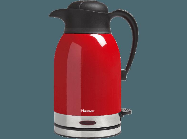 BESTRON ATW 1600 Wasserkocher Rot (1600 Watt, 1.5 Liter), BESTRON, ATW, 1600, Wasserkocher, Rot, 1600, Watt, 1.5, Liter,